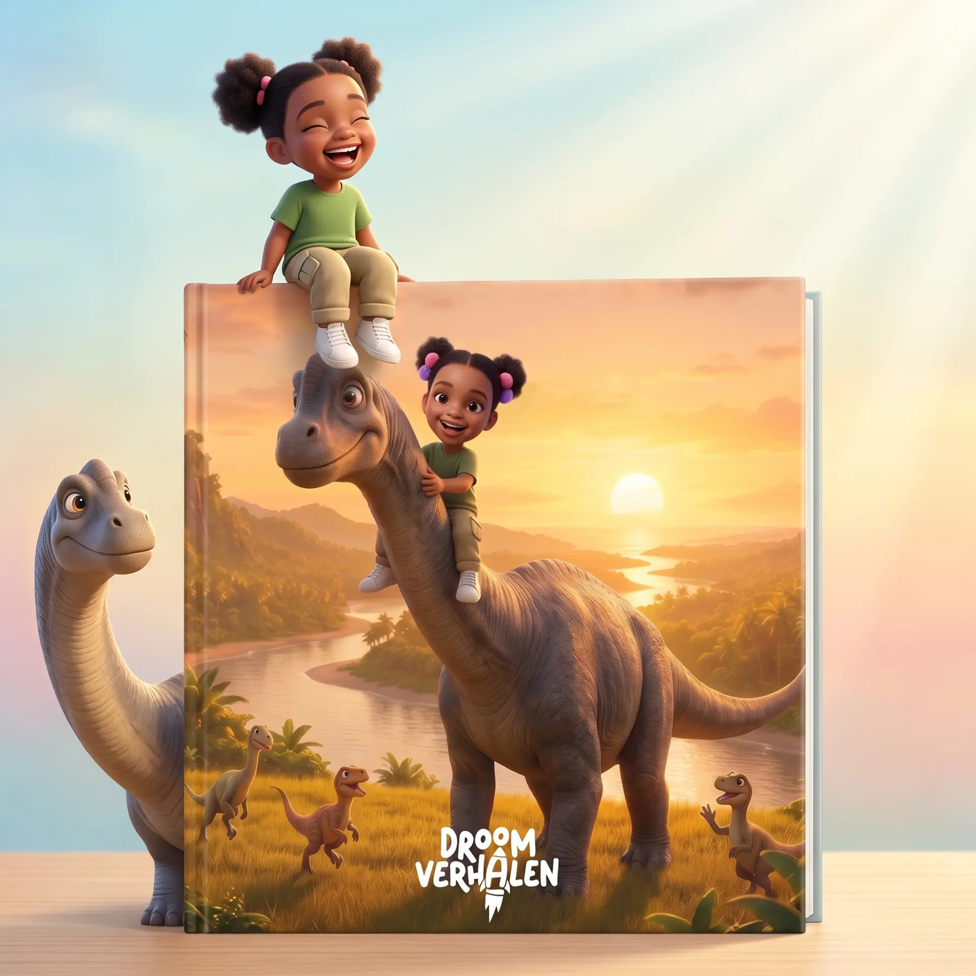 Persoonlijk kinderboek Het Dino-eiland