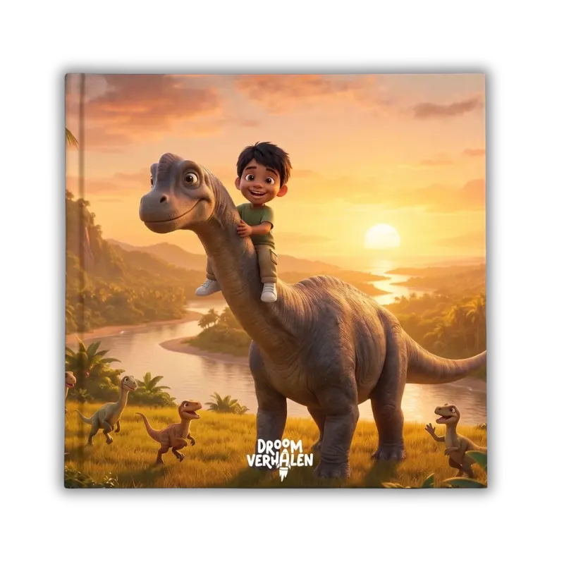 Cover van Het Dino-eiland, een gepersonaliseerd kinderboek