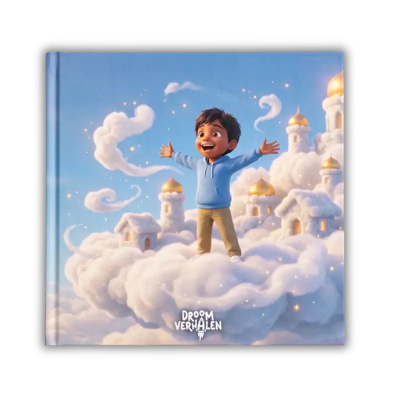 Cover van De Wolkenstad, een gepersonaliseerd kinderboek